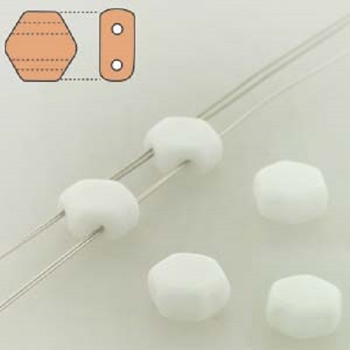 AUSVERKAUF Tschechische Glaswaben 6,5 mm 2 Loch Perlen (30 Perlenstrang) - Bild 19 von 25