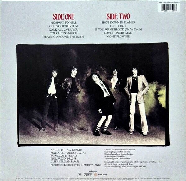 AC/DC - HIGHWAY TO HELL - LP 180gram Gold Nugget VINYL NEW ALBUM