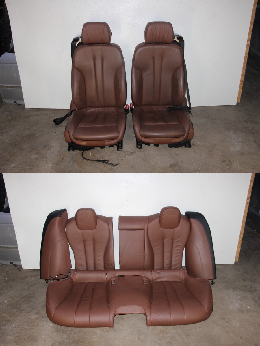 Interior Seat Panel Set Leather Zimtbraun OEM BMW F06 650i 640i
