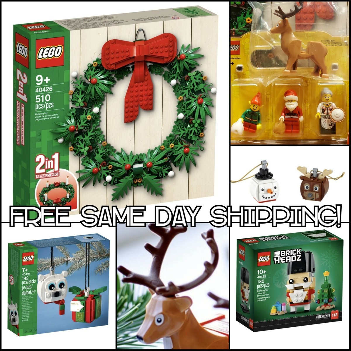 Lego christmas wreath 2020 new arrivals