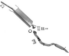 For 2006-2012 Toyota Rav4 2.4L 2.5L Muffler Resonator & Tail Pipe Exhaust System