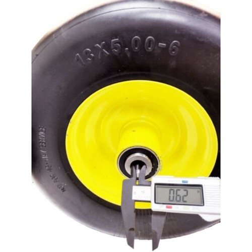 NO FLAT TIRE ASSEMBLY FITS JOHN DEERE TCA13769 13X5X6 W/ PRECISION BALL BEARINGS - Picture 3 of 10