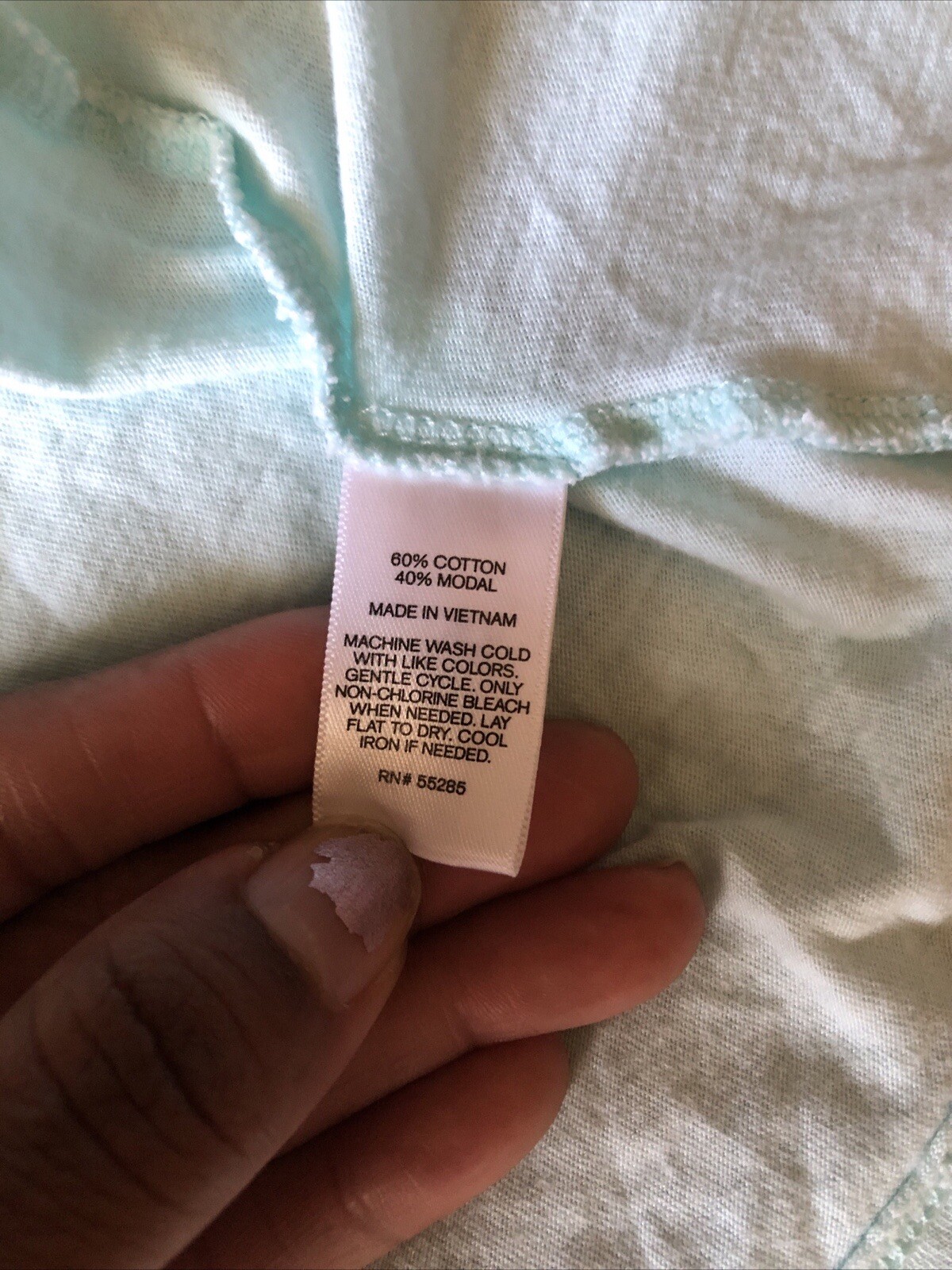 EXPRESS SMALL turquoise Top Button Back CUTE - image 8