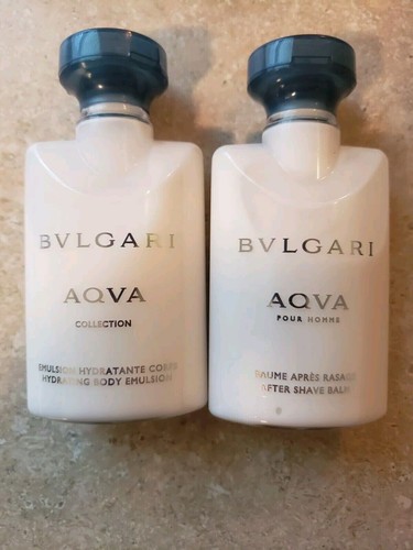 Lot of Travel Size Bulgari Aqua for Men Eau de Toilette, After Shave, Emulsion - Picture 2 of 5