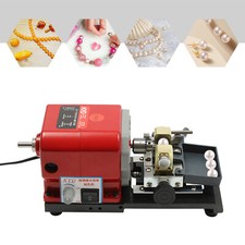 Full Set Pro 680W Pearl Drilling Machine Bead Polishing Machine w/ Pedal Switch
