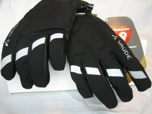VAUDE Tura Waterproof Primaloft Padded Winter Cycling Gloves Size 6 XS BNWT - Picture 9 of 9