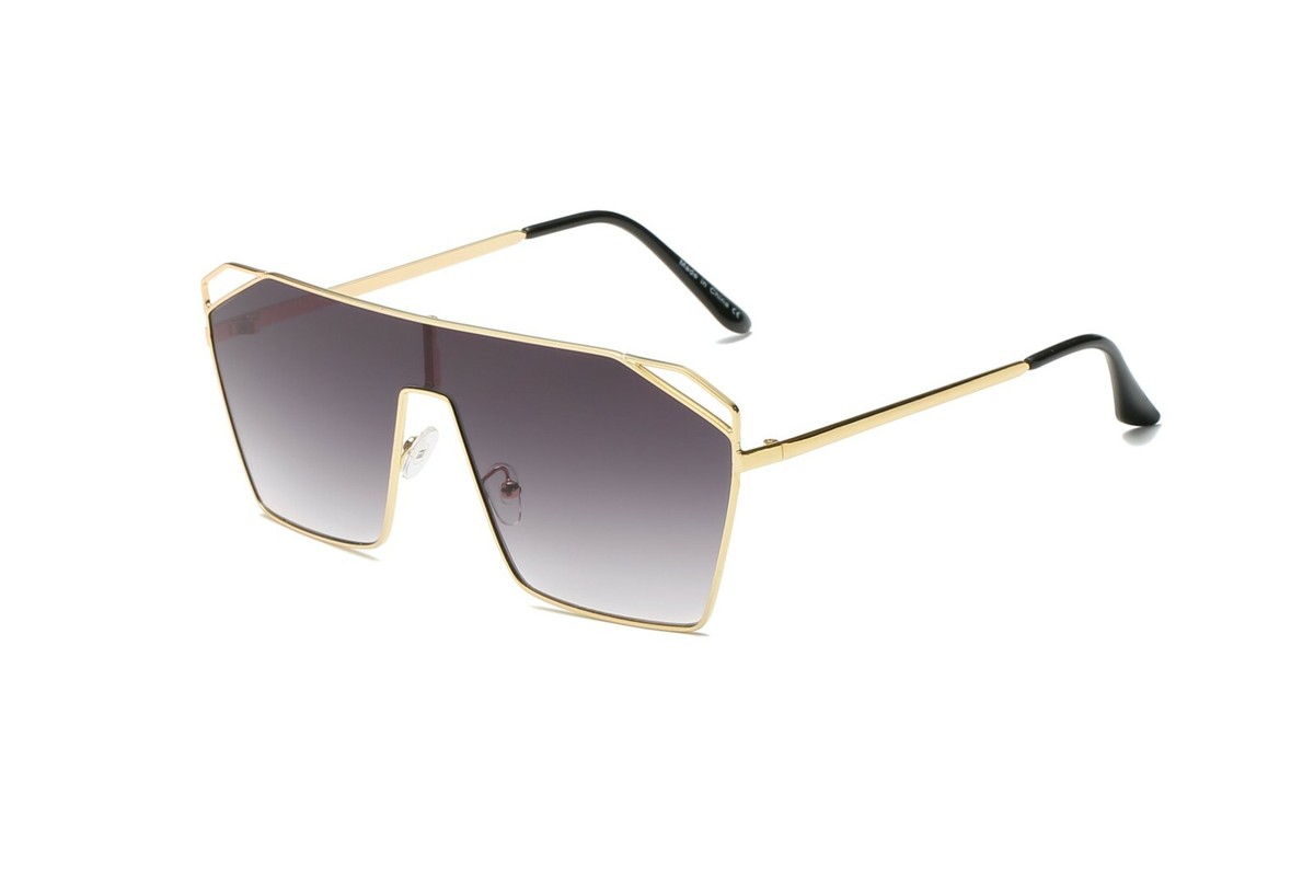 Flat Top Metal Oversize Square Women Men Lentes Designer