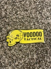 Voodoo Tactical Yellow Vinyl Sticker/Decal GunTactical AR AK Hunting Approx 4.5”