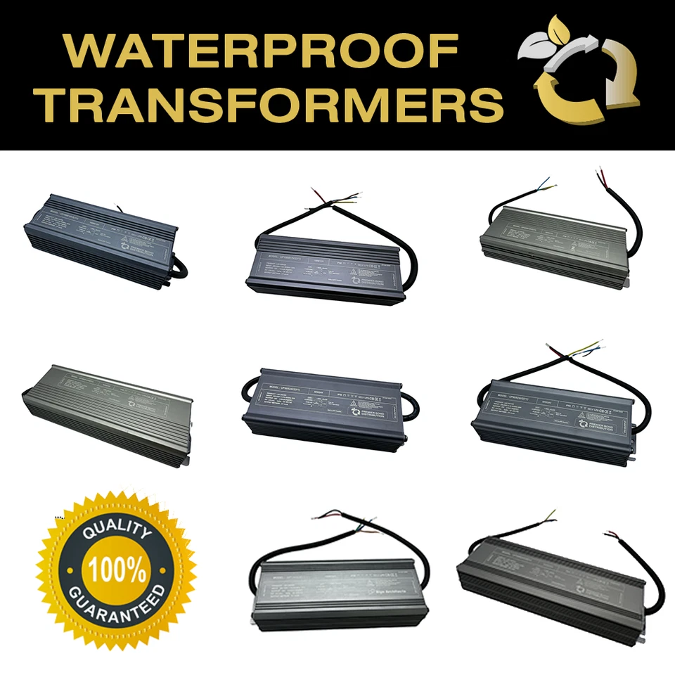 LED Driver Transformer IP67 Waterproof/Rainproof/Internal Slim 12-24V 36-500W - Image 4 of 4
