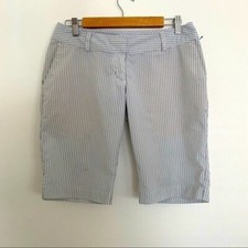 ADIDAS Climalite Striped Bermuda Shorts
