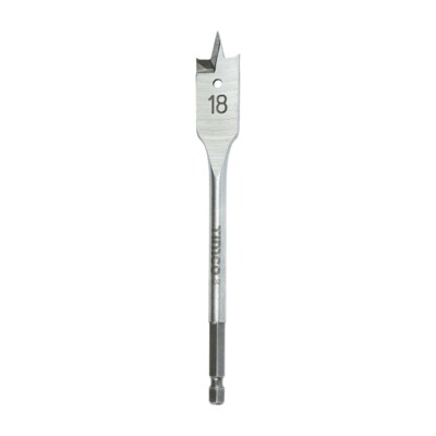Timco 18,0 x 152 mm Flachholzbohrer mit Hochleistungs-Spatenbohrer für Holzarbeiten