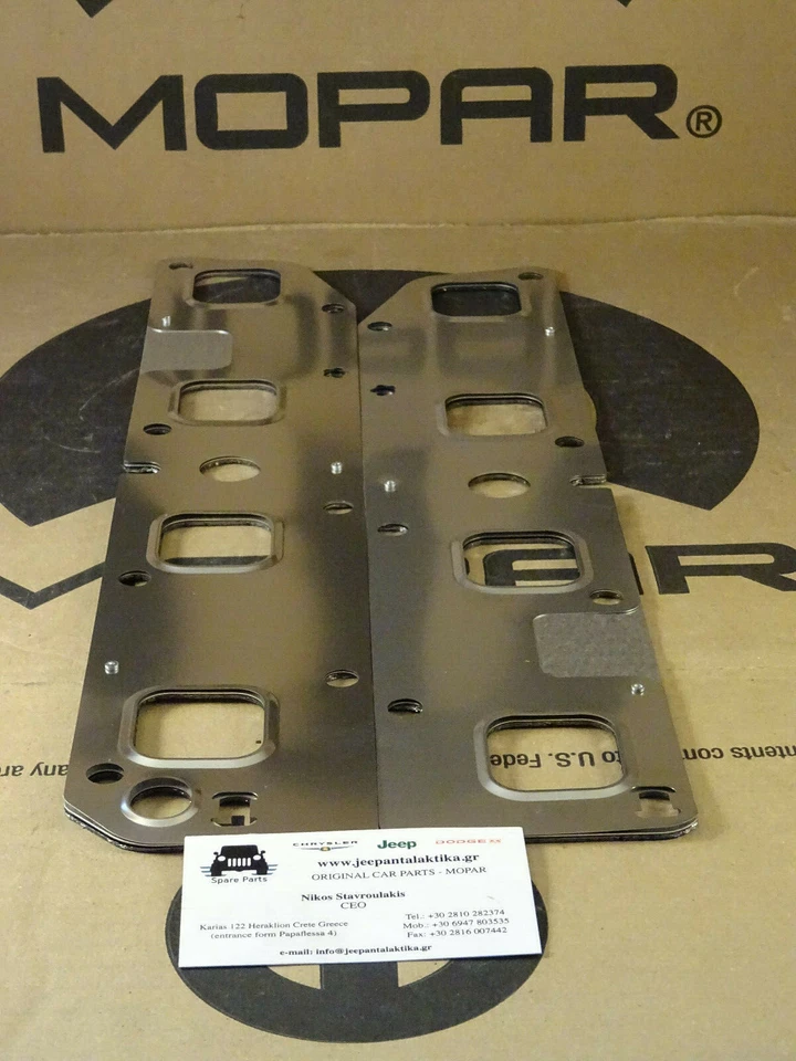 Exhaust Manifold Gasket Set Jeep Grand Cherokee WH 05-08 5.7L 53013944AA New OEM - Image 3 of 4