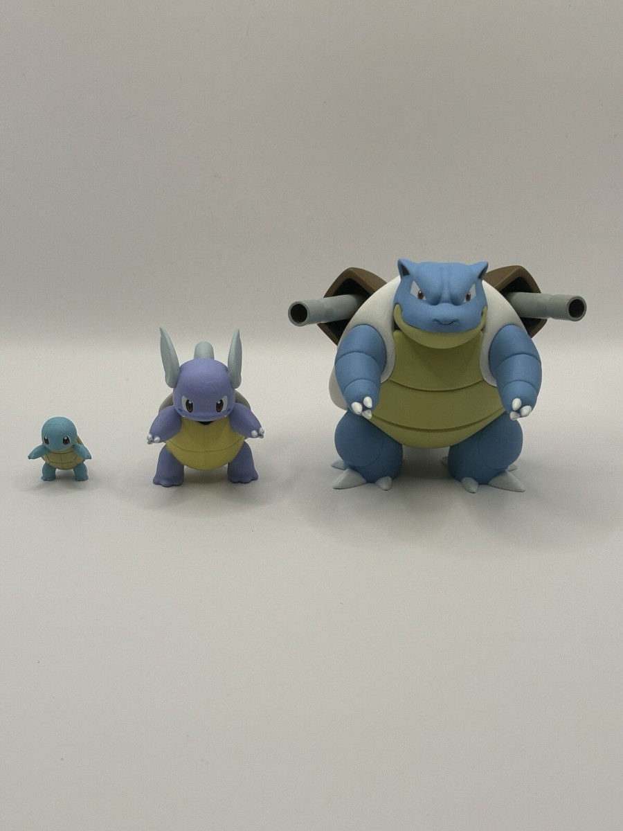 ポケモンスケール1/20 Pokemon Scale World Kanto Region Squirtle Wartortle Blastoise 1/20