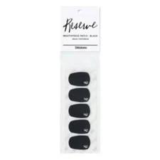 5-Pack D'Addario Reserve Mouthpiece Patch for Clarinet or Saxophone, Black .80mm