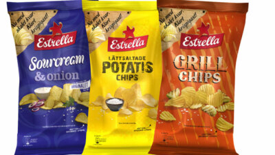 Estrella Chips 1550g ( 55 oz ) in Bags Many Tastes Made in Sweden
