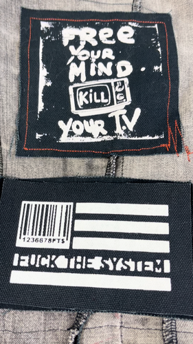 Anti Political System Flag – Protest Banner for Punk, Anarchy, Rebellion, DIY - Video 1 of 1