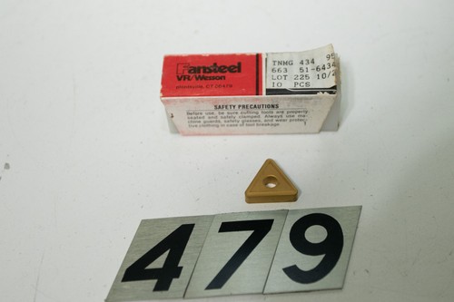 VR Wesson 10 Pcs TNMG 434 Carbide Insert - Picture 2 of 4