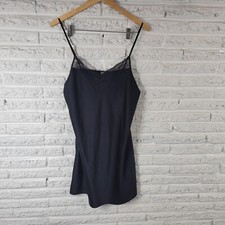 Gilligan  O'Malley Women's XL Full Slip Black Lace Trim Adjustable Strap
