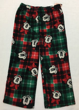 Family Pajamas Pajama Pants Green/Red 4T