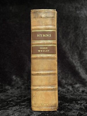 1749 FIRST EDITION Charles Wesley HYMNS Sacred Poems METHODIST Bible ...