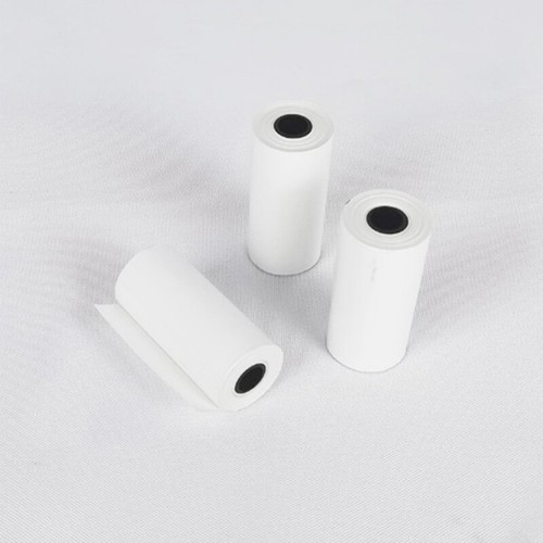5 Rolls Printable Sticker Paper Roll Direct Thermal Paper with Self-adhesiveBbd - Photo 4/6