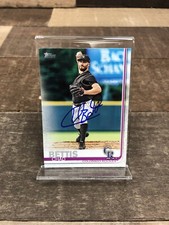 CHAD BETTIS 2019 TOPPS SIGNED AUTOGRAPH AUTO COLORADO ROCKIES MLB BASEBALL CARD