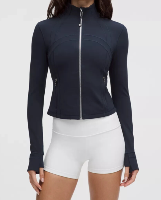 Lululemon Define Jacket Cropped Nuluサイズ4 Lululemon Women's black Define cropped NULU Jacket, Size 4