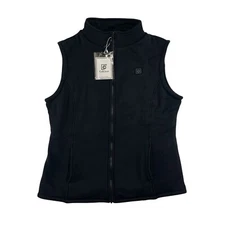 NWT Colcham Heated Jacket Vest Mens XL Black Winter Warm Electric USB Thermal