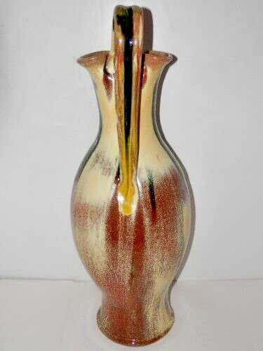NORTH CAROLINA A. R. COLE? POTTERY 19 1/2" REBECCA PITCHER 5 COLORS MINT BIN - Picture 10 of 14