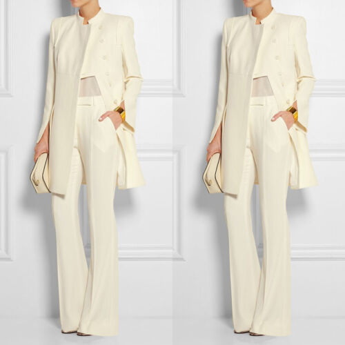 Women's Suits Single Breasted 2 Piece Set Formal Business Office Pant Suits