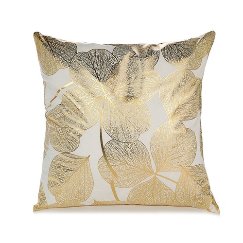 Elegant Gold - Foil Embellished Cushion Cover Home Classic Decorative Pillowcase - Picture 24 of 31