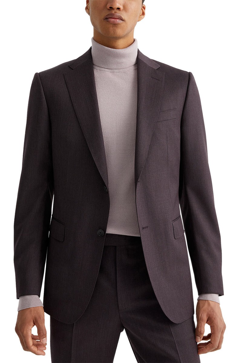 Z Zegna Mens Drop 8 Slim Fit Wool Suit 38 Regular Dark Z Zegna Mens Drop 8 Slim Fit Wool Suit 38 Regular Dark
