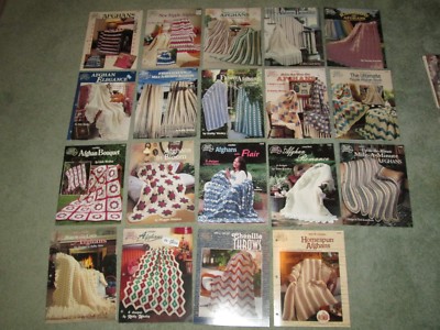 AMERICAN SCHOOL OF NEEDLEWORK CROCHET AFGHANS BOOK YOU CHOOSE: 1054-1270 1987-99