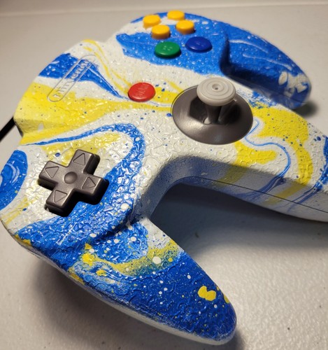 Nintendo N64 OEM Rebuilt Controller- Custom Paint "Tidal Sunbeam" - Picture 6 of 6