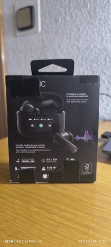 Auriculares Energy Sistem True Wireless display Anc - Imagen 5 de 7