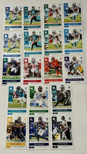 Lote de 18 cartas 2021 Panini Chronicles Big Name Rookies Cards. - Imagen 1 de 7