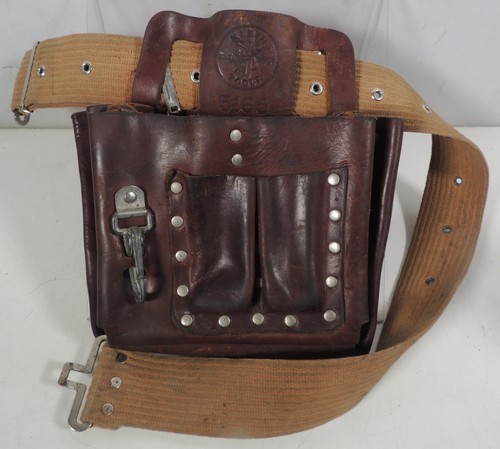 klein tools leather tool pouch