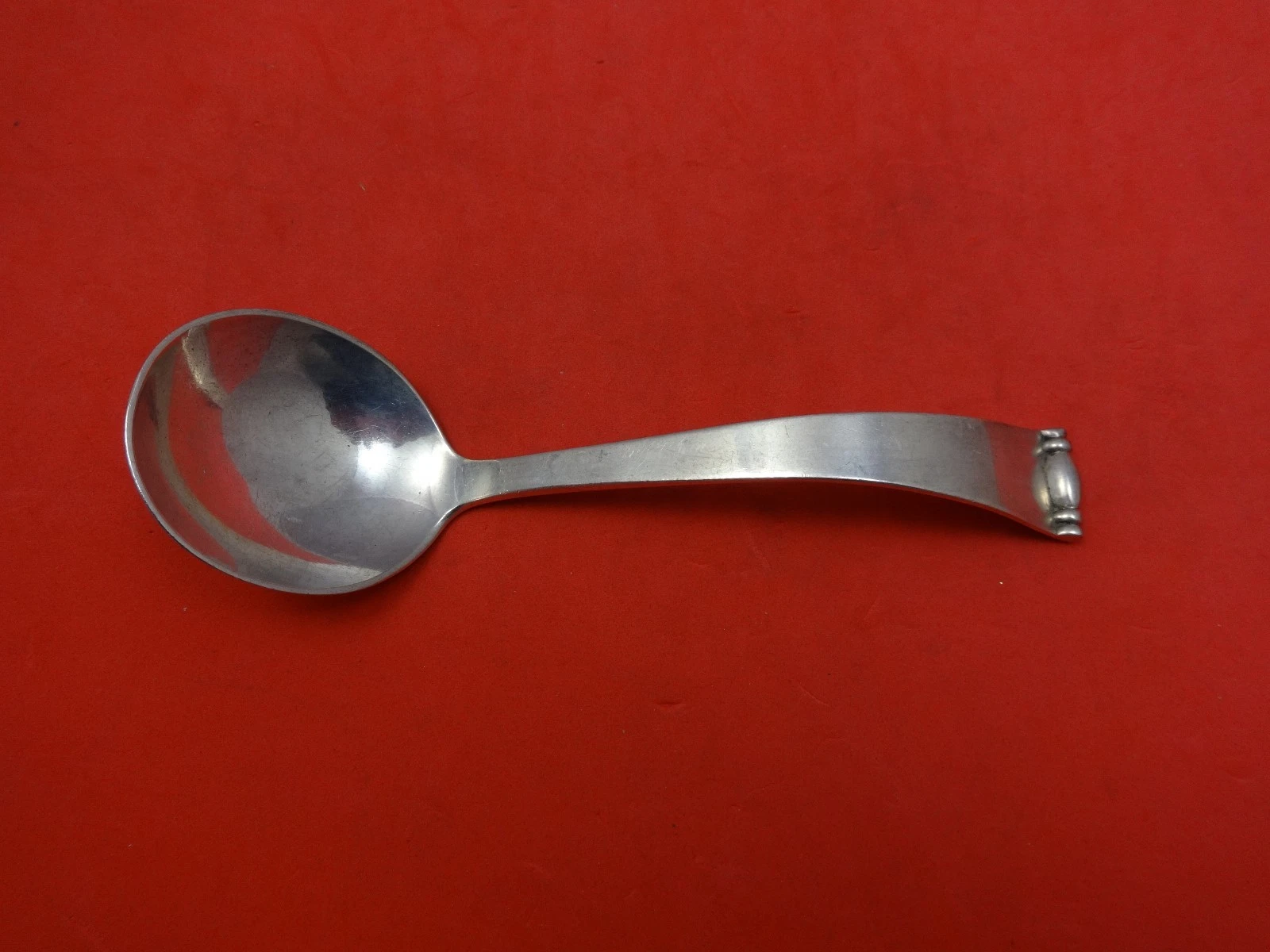 Modern Georgian by Allan Adler Sterling Silver Gravy Ladle Oval Bowl 6 1/8"