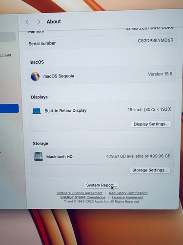Apple MacBook Pro 16" 2019 Touch Bar ID i9 8-Core 2.4Ghz 32GB 512GB Space Grey - Afbeelding 20 van 24