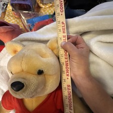 Vintage 19  Walt Disney World Winnie The Pooh Plush Bear 14  Disneyland Posable