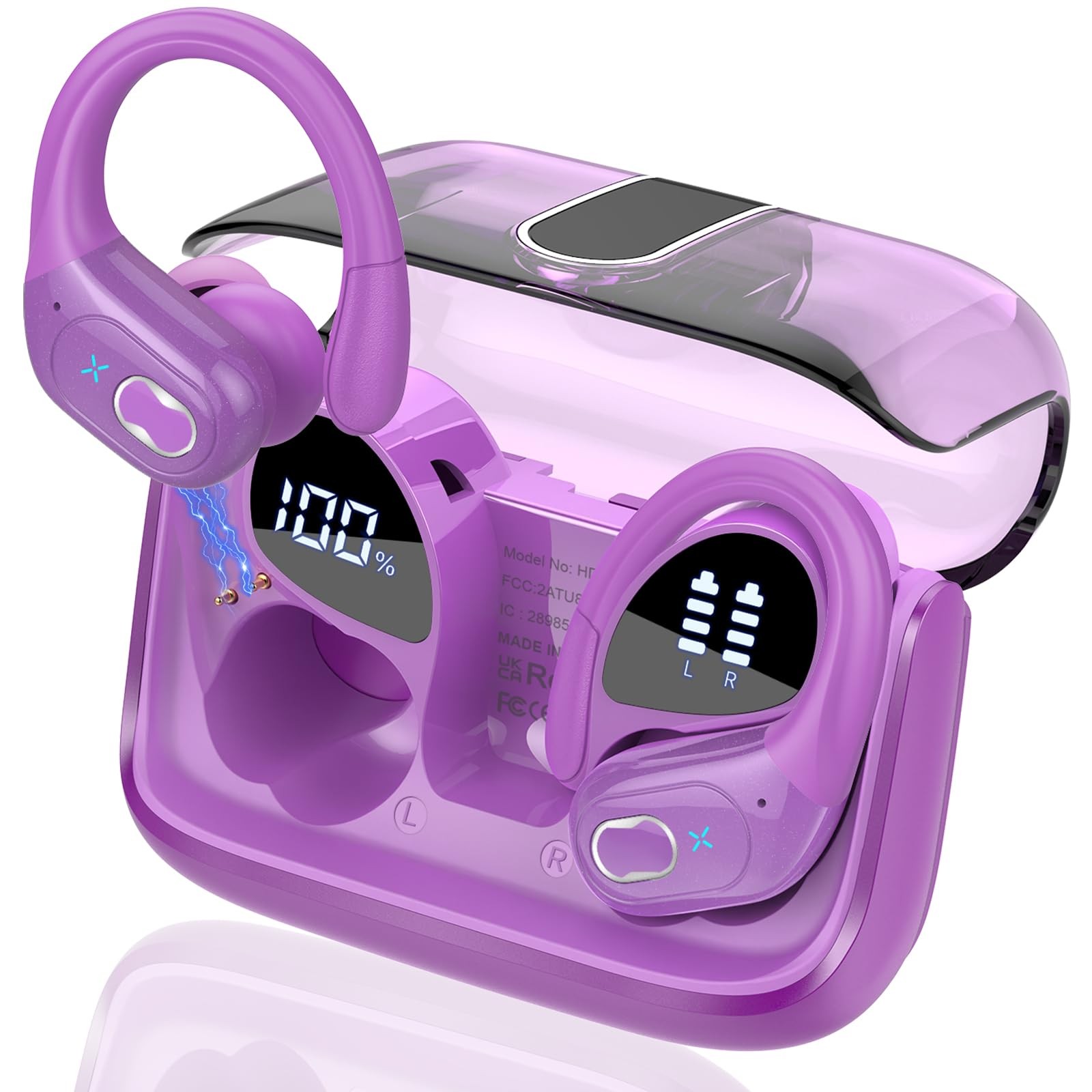 75hr Wireless Bluetooth 5.4 Earbuds Sport Headphones 2025 Model-image