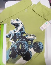 CARTER'S boys 10 10A dinosaurs 4pc PAJAMA SET 2 Shirts  2 Pants NWT