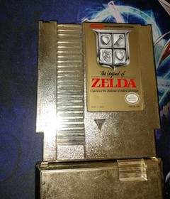 The Legend of Zelda 1 & 2 Adventure of Link Gold NES Nintendo Lot of 2 