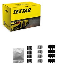TEXTAR MONTAGE-SATZ BREMSBELÄGE ZUBEHÖR VORNE passend für TOYOTA AURIS C-HR CORO