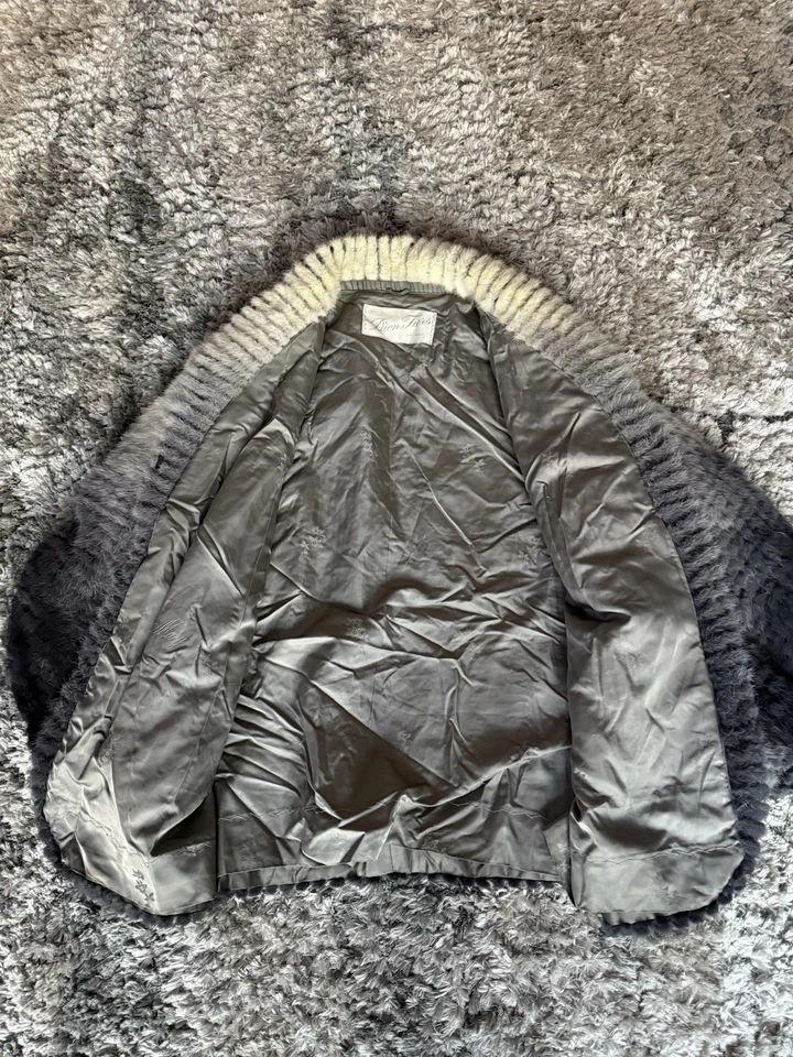 Abrigo de piel genuino vintage de pieles de Dion para hombre (XL) Foto 3 de 4