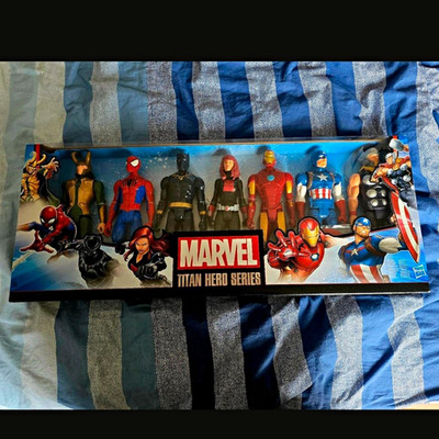 Marvel Titan Hero Series Action-Figuren Set Loki Spider-Man Iron Man & mehr