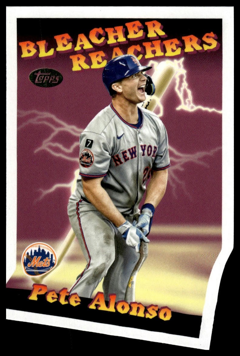 Pete Alonso #BR-10 Baseball Cards 2025 Topps Update Bleacher Reachers trading card — raw and PSA graded price guide
