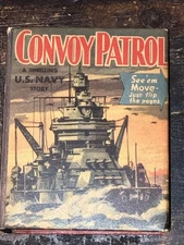 CONVOY PATROL : A Thrilling U.S. Navy Story #1446 BLB Better Little Book Vtg1942