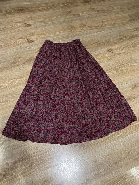 Women Laura Ashley Skirt Purple M