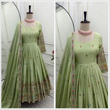 Pakistani Salwar Kameez Suit Women 3 Piece Chiffon Embroidered Readymade Indian